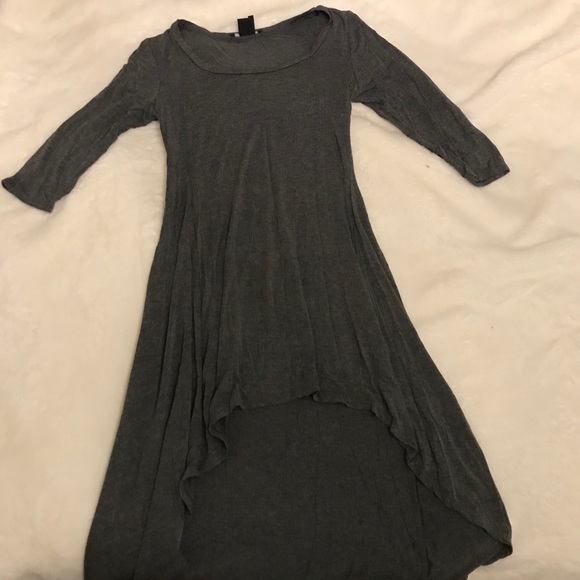 Cotton Dress High-Low - Picture 4 of 5